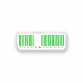 Gemaakt in Kaduna State Barcode Vlag Sticker (Voorkant)