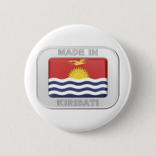 Gemaakt in Kiribati Ronde Button 5,7 Cm