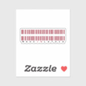 Gemaakt in Letland Barcode Vlag Sticker (Vel)