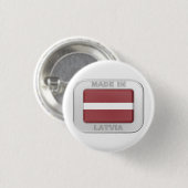 Gemaakt in Letland Ronde Button 3,2 Cm (Voorkant /achterkant)