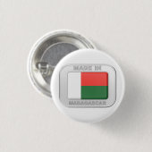 Gemaakt in Madagaskar Ronde Button 3,2 Cm (Voorkant /achterkant)
