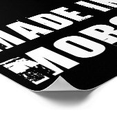 Gemaakt in Marokko Poster (Hoek)