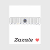 Gemaakt in Massachusetts Barcode Flag Sticker - St (Vel)