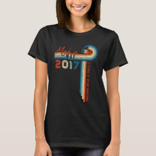 Gemaakt in mei 2017 5 Verjaardag 5 jaar oud Vintag T-shirt