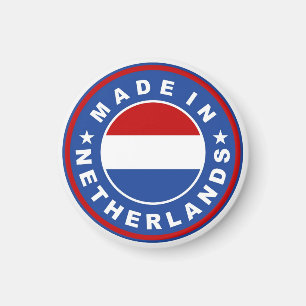 gemaakt in nederland onder de vlag van een product magneet