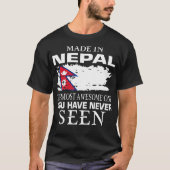 Gemaakt in Nepal het meest Geweldige T-shirt (Voorkant)