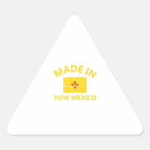 Gemaakt in NEW MEXICO United States Flag design Sticker