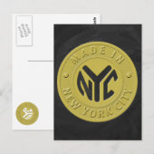 Gemaakt in New York Briefkaart (Voorkant / Achterkant)