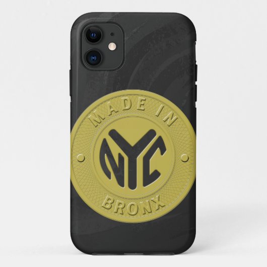 Gemaakt in New York Bronx Case-Mate iPhone Case (Achterkant)