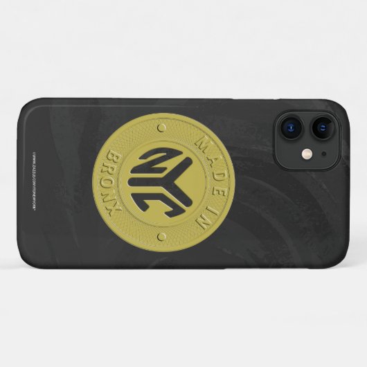 Gemaakt in New York Bronx Case-Mate iPhone Case (Achterkant (horizontaal))