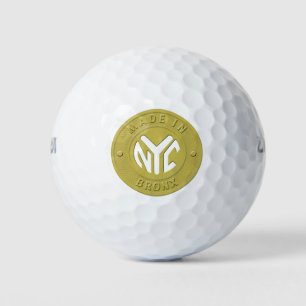 Gemaakt in New York Bronx Golfballen