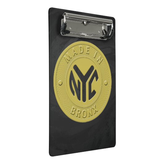 Gemaakt in New York Bronx Mini Klembord (Schuin)