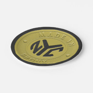 Gemaakt in New York Bronx Papieren Bordje