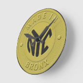 Gemaakt in New York Bronx Ronde Klok (Hoek)