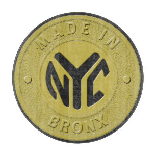 Gemaakt in New York Bronx Snijplank