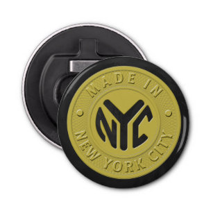 Gemaakt in New York Button Flesopener