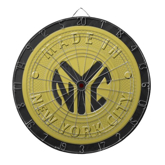 Gemaakt in New York Dartbord (Voorkant)