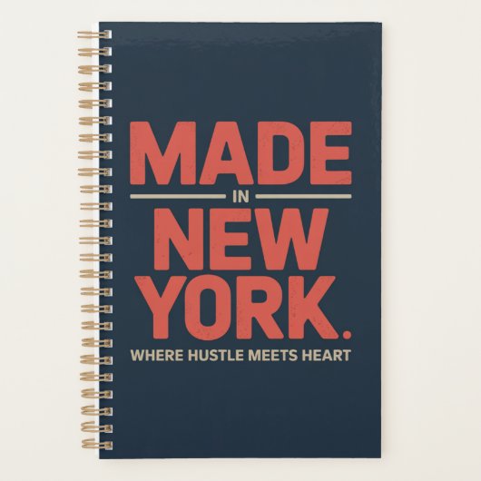 Gemaakt in New York Planner (Voorkant)