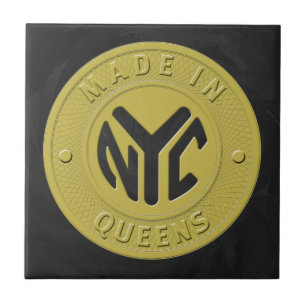Gemaakt in New York Queens Tegeltje