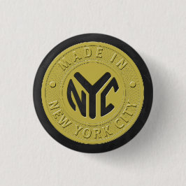 Gemaakt in New York Ronde Button 3,2 Cm