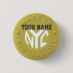 Gemaakt in New York Ronde Button 3,2 Cm