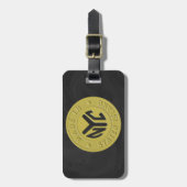 Gemaakt in New York Staten Island Bagagelabel (Voorkant verticaal)