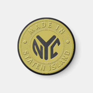 Gemaakt in New York Staten Island Magneet