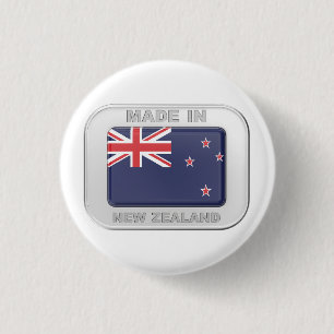 Gemaakt in Nieuw-Zeeland Ronde Button 3,2 Cm