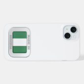 Gemaakt in Nigeria iPhone Hoesje (Achterkant horizontaal)