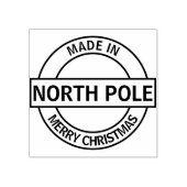 Gemaakt in Noordpool Rubberstempel (Afrduk)