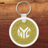 GEMAAKT IN NYC-Sleutelhanger Sleutelhanger (Voorkant)
