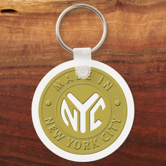 GEMAAKT IN NYC-Sleutelhanger Sleutelhanger (Voorkant)