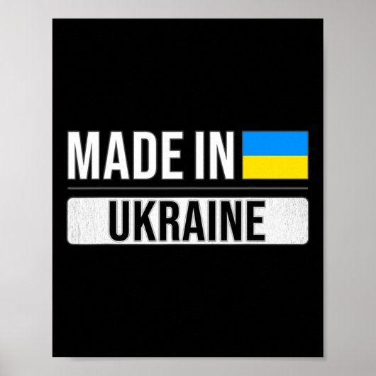 Gemaakt in Oekraïne Poster (Voorkant)