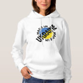 Gemaakt in Oekraïne Vrouwen Hoodie (Voorkant)