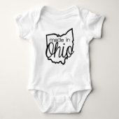 Gemaakt in Ohio-bodysuit Romper (Voorkant)