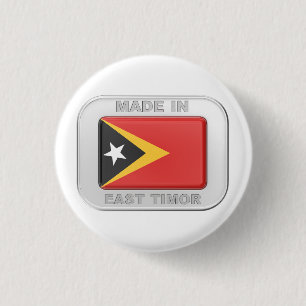 Gemaakt in Oost-Timor Ronde Button 3,2 Cm