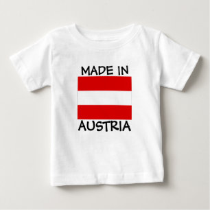 Gemaakt in Oostenrijk baby shirt