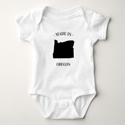Gemaakt in Oregon OF Baby-badpak Romper (Voorkant)