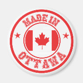 Gemaakt in Ottawa Magneet (Voorkant)