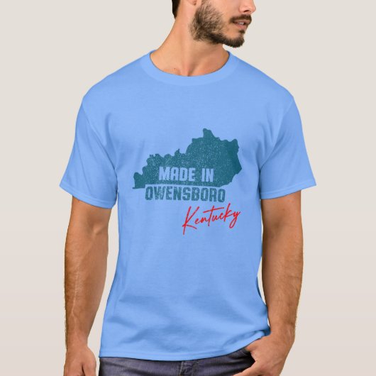 Gemaakt in Owensboro Kentucky T-shirt (Voorkant)