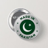 Gemaakt in Pakistan Ronde Button 5,7 Cm (Voorkant /achterkant)