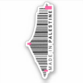 Gemaakt in Palestina Sticker (Voorkant)