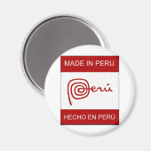 Gemaakt in Peru Magneet (Voorkant / Achterkant)