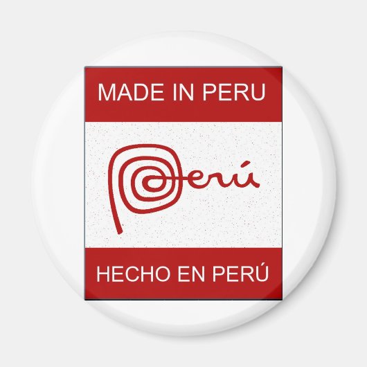 Gemaakt in Peru Magneet (Voorkant)