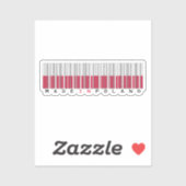 Gemaakt in Polen Streepjescode Vlag Sticker (Vel)