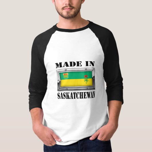 Gemaakt in Saskatchewan (licht) T-shirt (Voorkant)