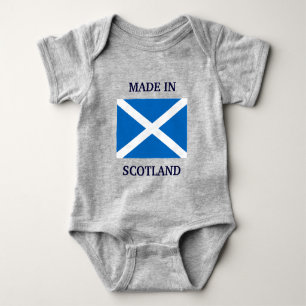 Gemaakt in Schotland aangepaste baby kleding Romper