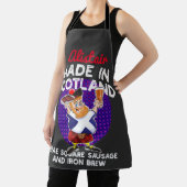 GEMAAKT IN SCHOTLAND frame vierkante worst en ijze Schort (Insitu)