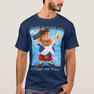 Gemaakt in Schotland van Haggis en Whisky T-shirt