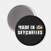 Gemaakt in Seychellen Magneet (Voorkant / Achterkant)